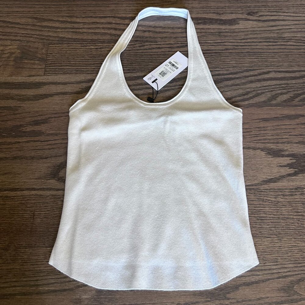 NWT Dynamite White Halter Top
